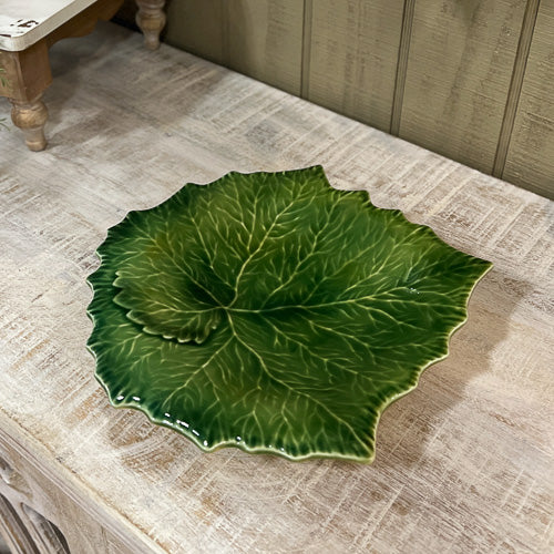 Green Leaf Plate