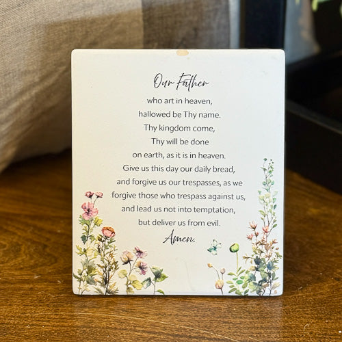 Prayer Plaque