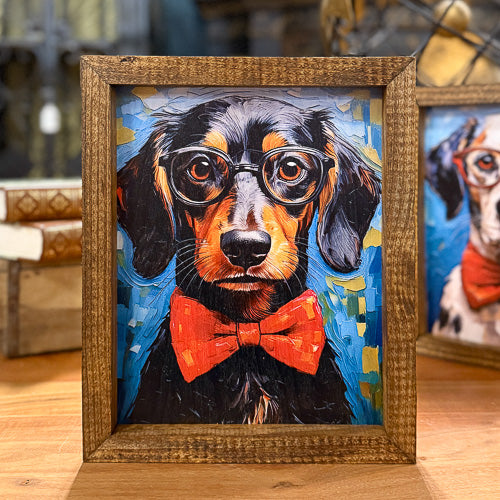 Dog in Glasses