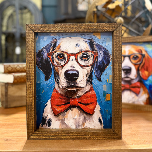 Dog in Glasses