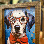 Dog in Glasses