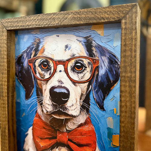 Dog in Glasses