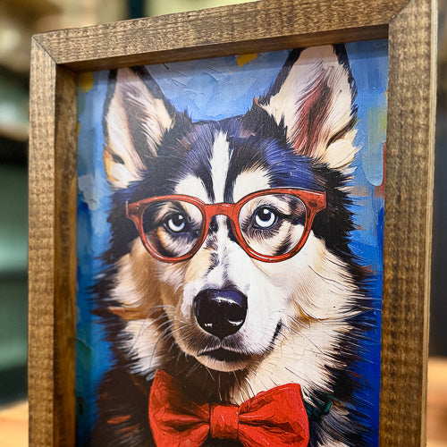 Dog in Glasses
