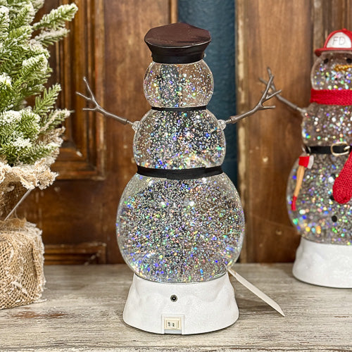 First Responder Snowman Snowglobe