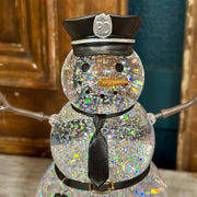 First Responder Snowman Snowglobe