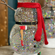 First Responder Snowman Snowglobe