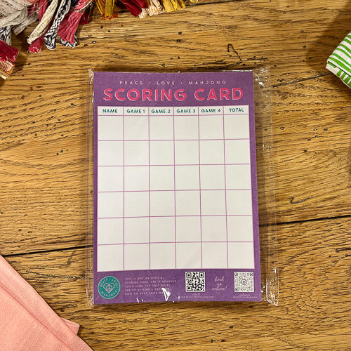 Mahjong Score Pad