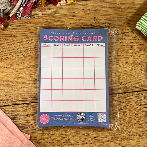 Mahjong Score Pad