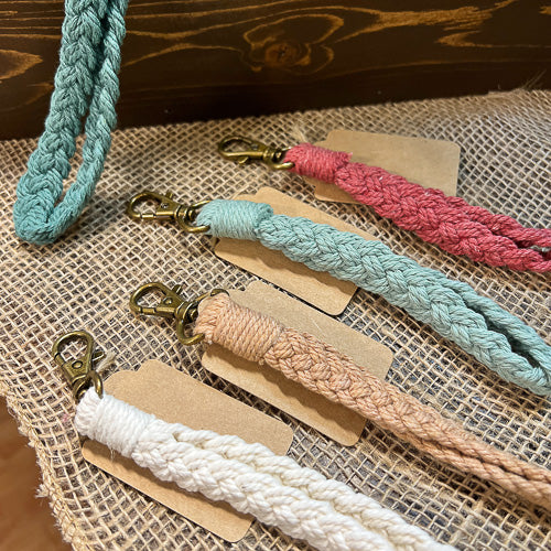 Braided Wristlet Keychain