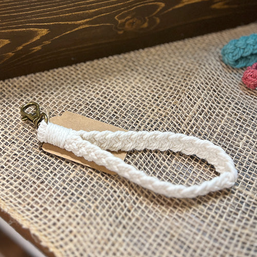 Braided Wristlet Keychain