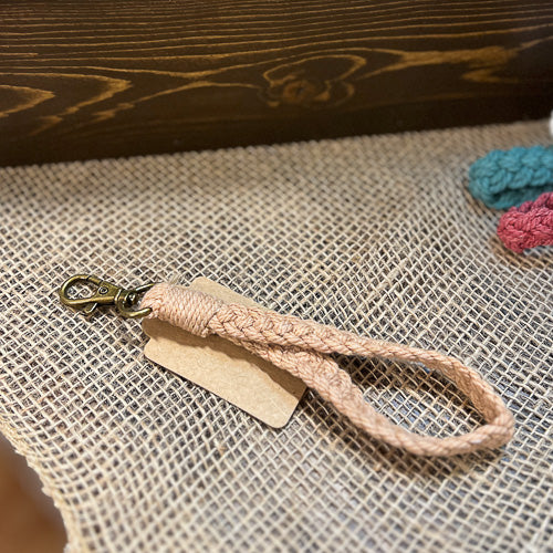 Braided Wristlet Keychain