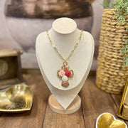 Flower Cross Necklace