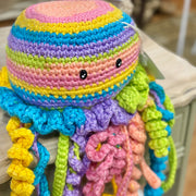 Crochet Rainbow Jellyfish