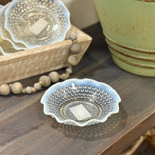Fenton Moonstone Dish