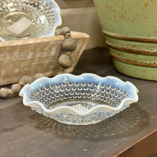 Fenton Moonstone Dish