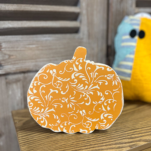 Painted Pumpkin Sign