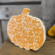 Painted Pumpkin Sign