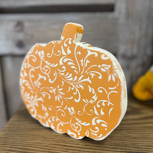 Painted Pumpkin Sign