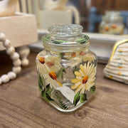 Painted Floral Jar