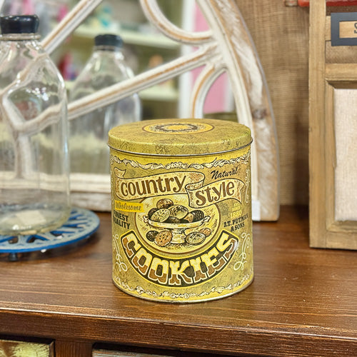 Vintage Metal Cookie Tin