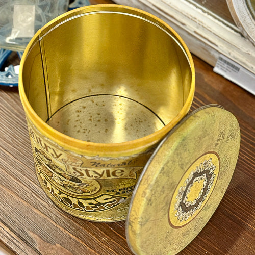 Vintage Metal Cookie Tin