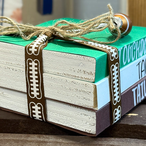 Football Book Stack