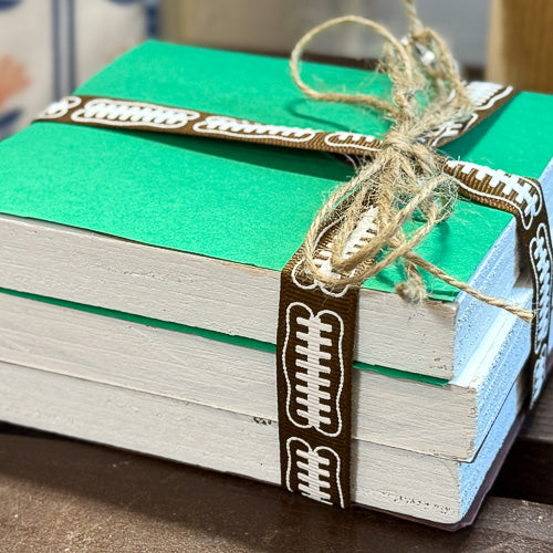 Football Book Stack