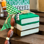 Football Book Stack
