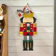 Red & Gold Nutcracker Door Hanger