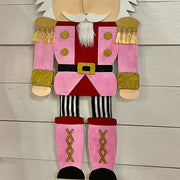 Pink & Gold Nutcracker Door Hanger