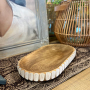 Carved Mango Wood Dish