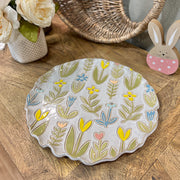 Spring Floral Plate