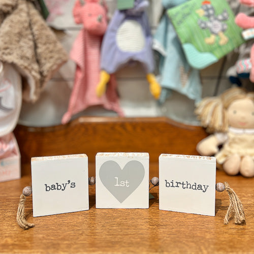 Baby's 1st Birthday Blocks