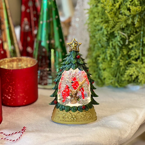 Lighted Snow Globe Ornament