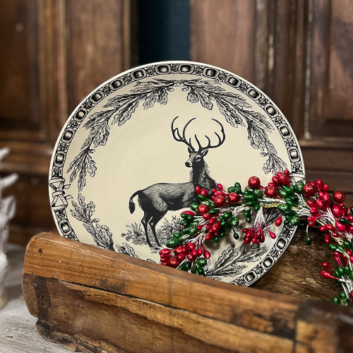 Vintage Elk Plate