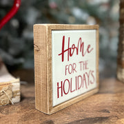 Home For The Holidays Sign