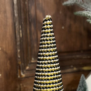 Black & Gold Cone Tree