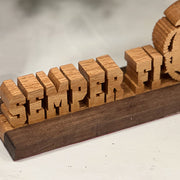 Semper Fi Desk Clock