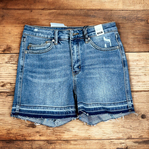 Judy Blue Raw Edge Shorts