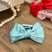 Satin Bow Claw Clip