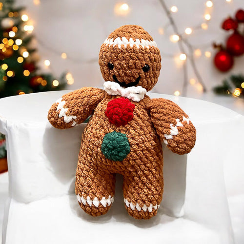 Crocheted Gingerbread Man