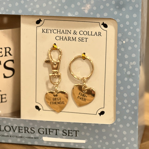 Cat Lovers Mug & Keychain Set