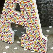 Beaded Letter Wall Hanger