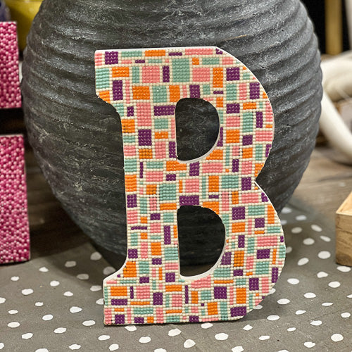 Beaded Letter Wall Hanger