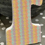 Beaded Letter Wall Hanger