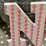 Beaded Letter Wall Hanger