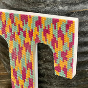 Beaded Letter Wall Hanger