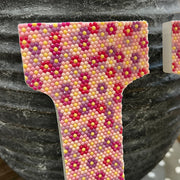 Beaded Letter Wall Hanger