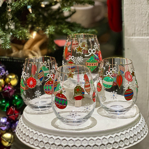 Ornament Wine Glass