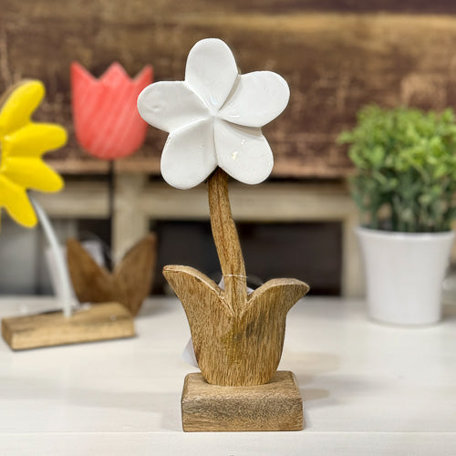 Mango Wood Flower